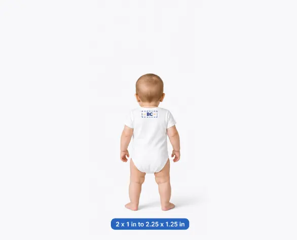 Back Collar Infant Sizing Guide