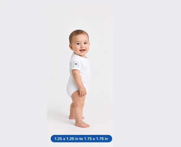 Right Sleeve Infant Sizing Guide