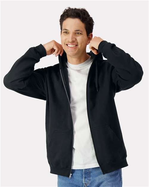 Unisex Softstyle® Midweight Full-Zip Hooded Sweatshirt